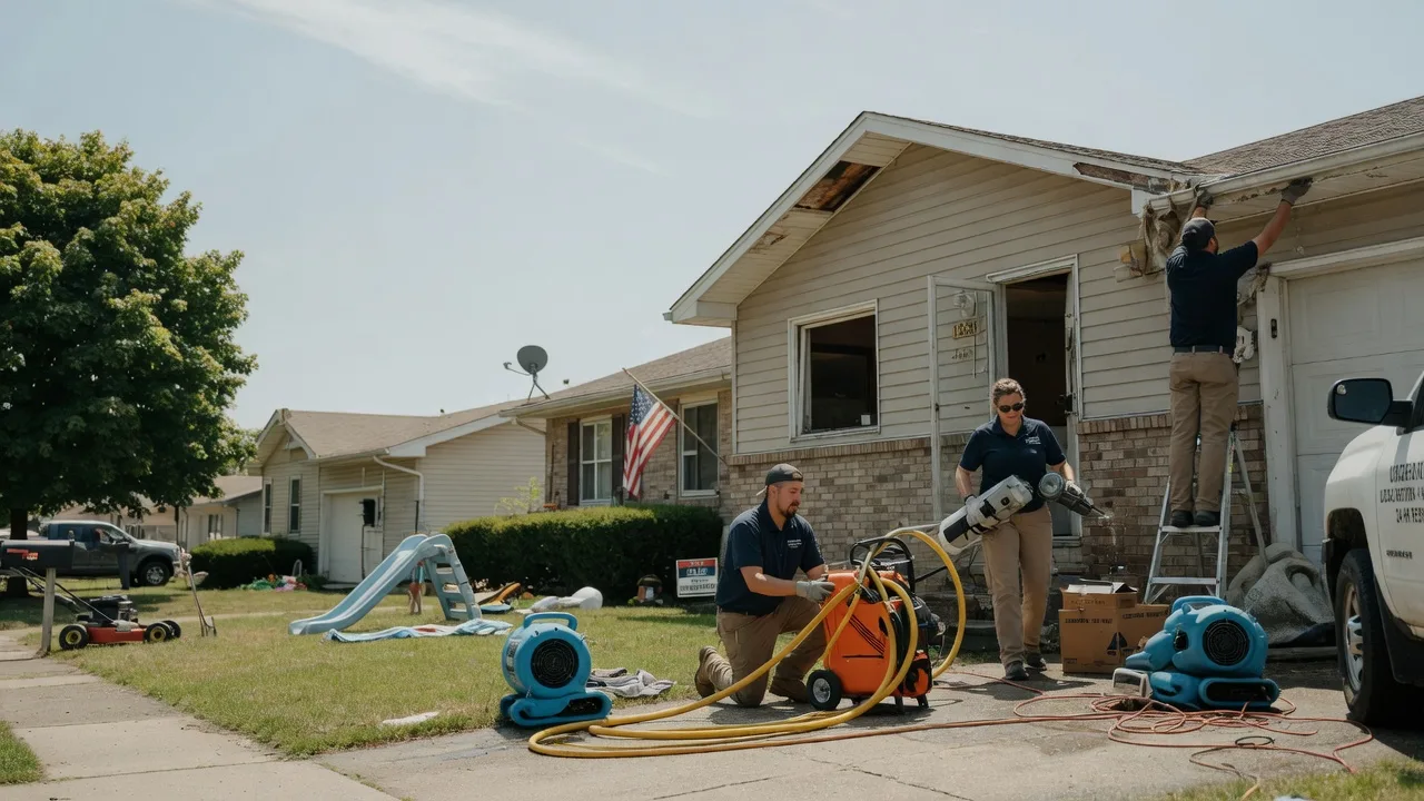 Water Damage Restoration in Sandwich, IL near me